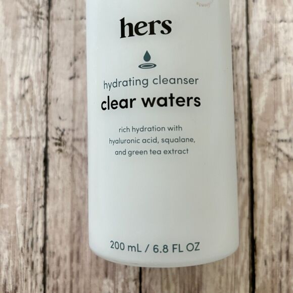 Hers Hydrating Cleanser Clear Waters PH Balanced Green Tea Extract 6.8 oz NEW - Picture 4 of 7